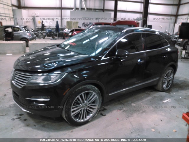 5LMTJ2AH0FUJ32406 - 2015 LINCOLN MKC BLACK photo 2