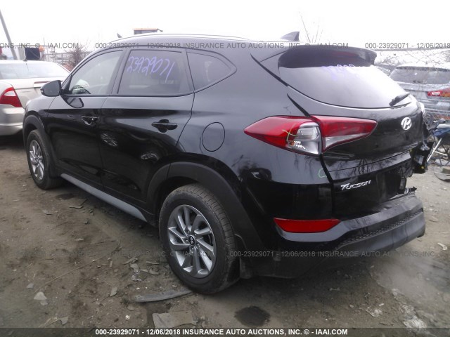 KM8J3CA48JU818371 - 2018 HYUNDAI TUCSON SEL/SEL PLUS BLACK photo 3