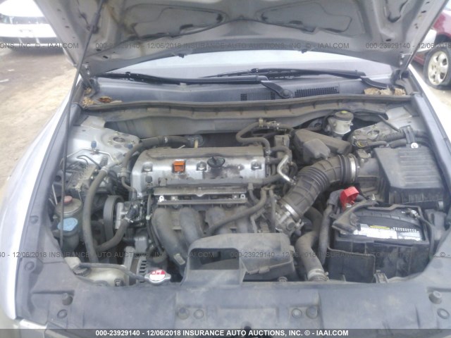 1HGCP2F44AA048337 - 2010 HONDA ACCORD LXP SILVER photo 10