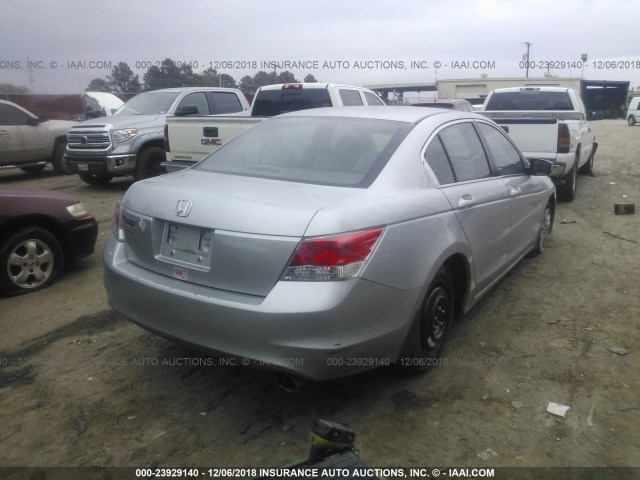 1HGCP2F44AA048337 - 2010 HONDA ACCORD LXP SILVER photo 4