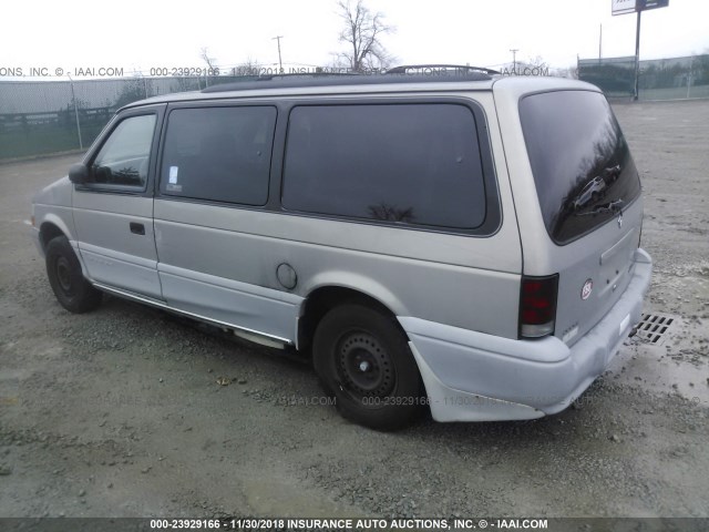 1B4GH54R4RX361438 - 1994 DODGE GRAND CARAVAN LE/ES GRAY photo 3