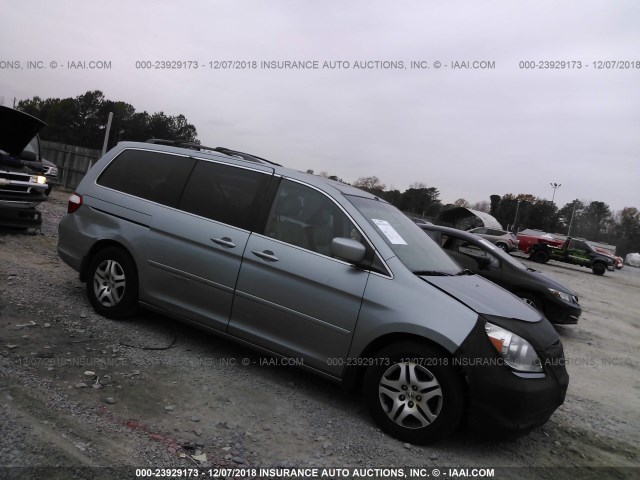 5FNRL38685B096350 - 2005 HONDA ODYSSEY EXL GREEN photo 1