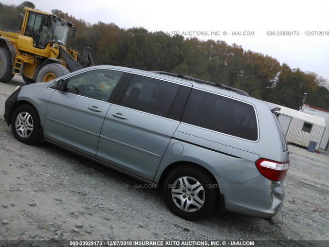 5FNRL38685B096350 - 2005 HONDA ODYSSEY EXL GREEN photo 3