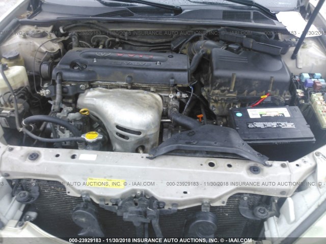 4T1BE32K65U570316 - 2005 TOYOTA CAMRY LE/XLE/SE TAN photo 10