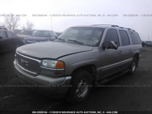 1GKFK16T1YJ102803 - 2000 GMC YUKON XL K1500 SILVER photo 2