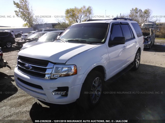 1FMJU1HT0FEF19909 - 2015 FORD EXPEDITION WHITE photo 2
