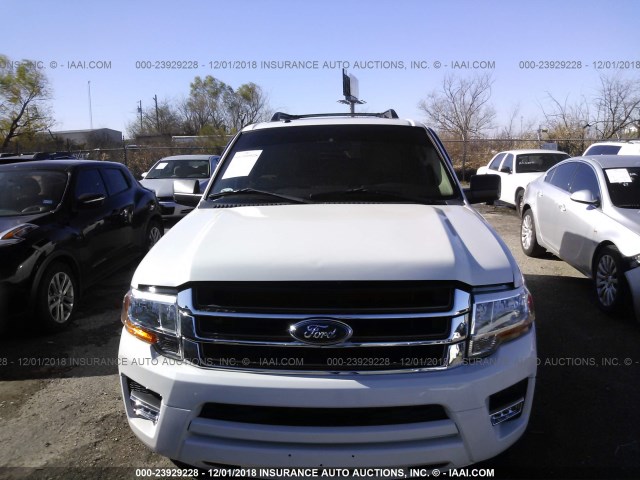 1FMJU1HT0FEF19909 - 2015 FORD EXPEDITION WHITE photo 6