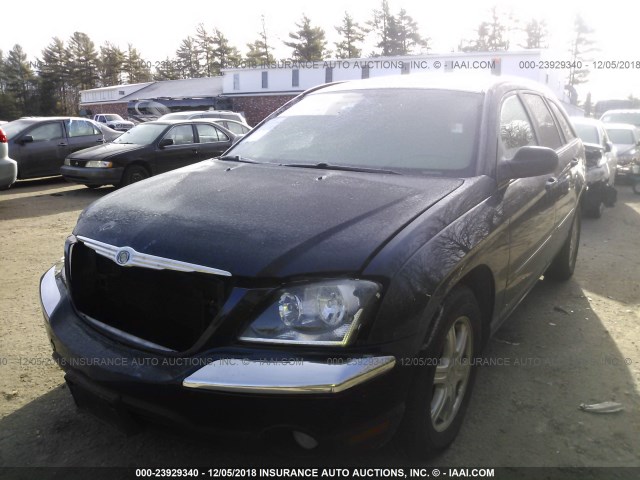 2C8GF68414R641143 - 2004 CHRYSLER PACIFICA Dark Blue photo 2