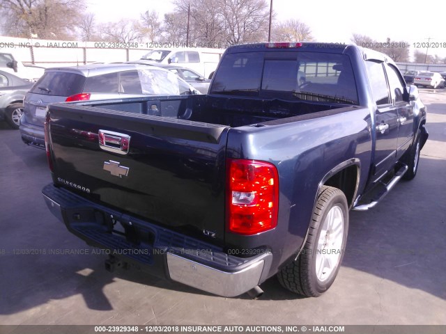 3GCEC13J98G235964 - 2008 CHEVROLET SILVERADO C1500 BLUE photo 4