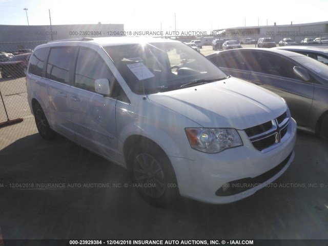 2C4RDGCG2HR848041 - 2017 DODGE GRAND CARAVAN SXT WHITE photo 1