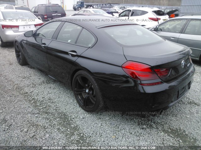 WBS6C9C5XFD467935 - 2015 BMW M6 BLACK photo 3