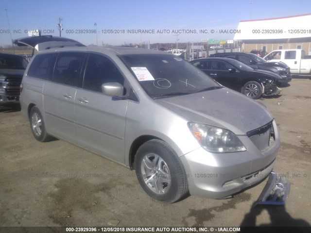 5FNRL38766B433527 - 2006 HONDA ODYSSEY EXL SILVER photo 1