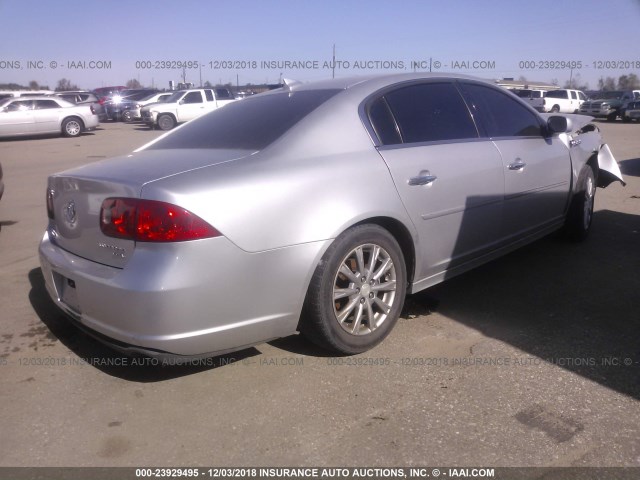 1G4HC5EM0AU100088 - 2010 BUICK LUCERNE CXL SILVER photo 4