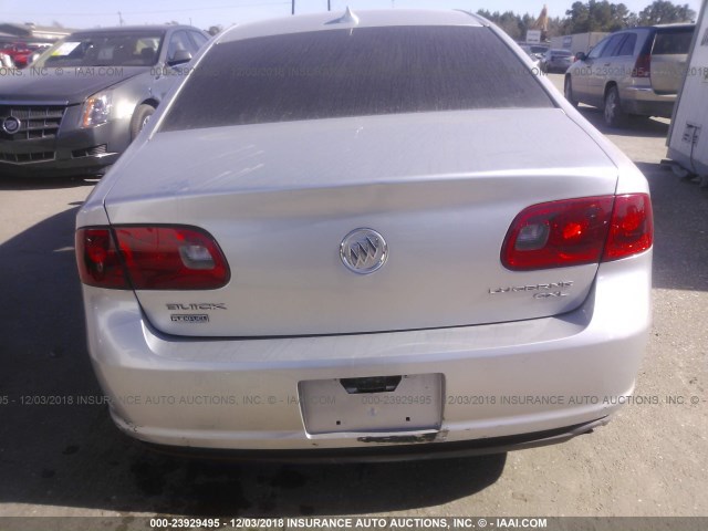 1G4HC5EM0AU100088 - 2010 BUICK LUCERNE CXL SILVER photo 6