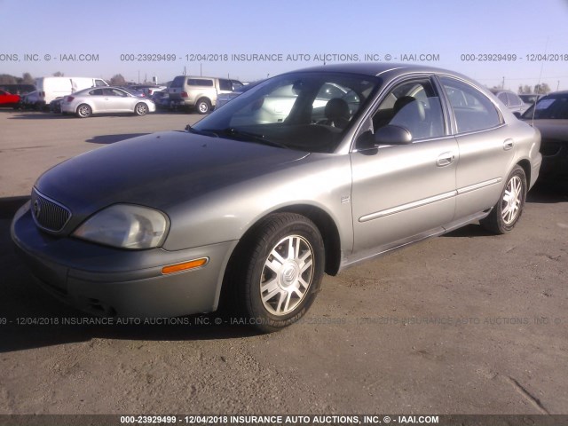 1MEHM55S24A619681 - 2004 MERCURY SABLE LS PREMIUM GRAY photo 2