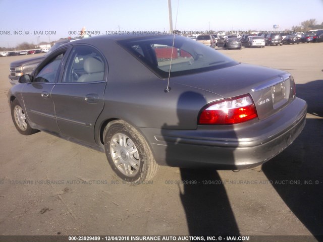 1MEHM55S24A619681 - 2004 MERCURY SABLE LS PREMIUM GRAY photo 3