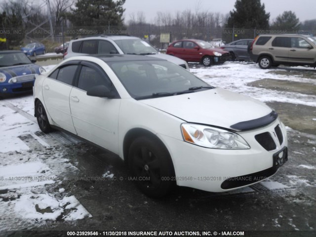 1G2ZH58N674122480 - 2007 PONTIAC G6 GT WHITE photo 1