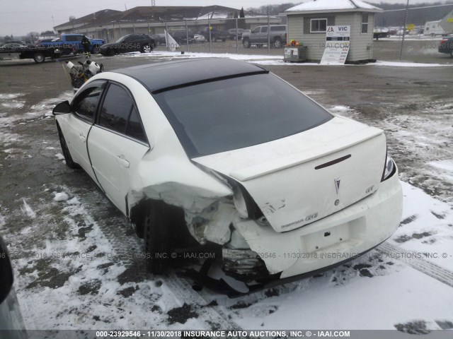 1G2ZH58N674122480 - 2007 PONTIAC G6 GT WHITE photo 3