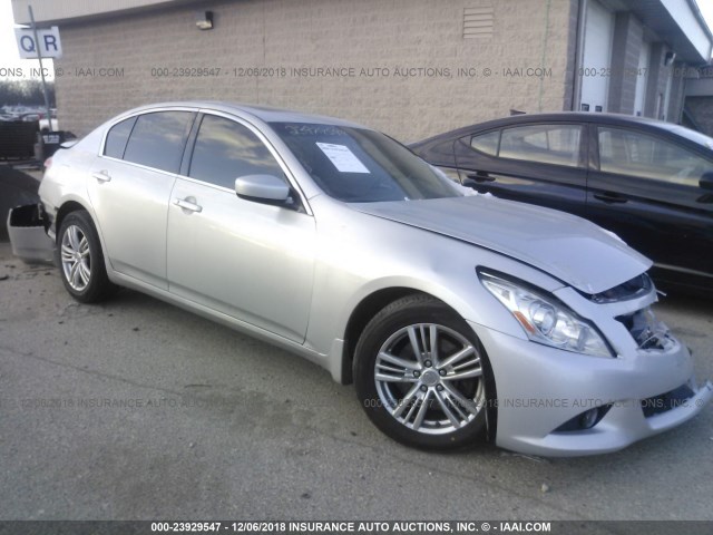 JN1CV6AR9BM355794 - 2011 INFINITI G37 SILVER photo 1