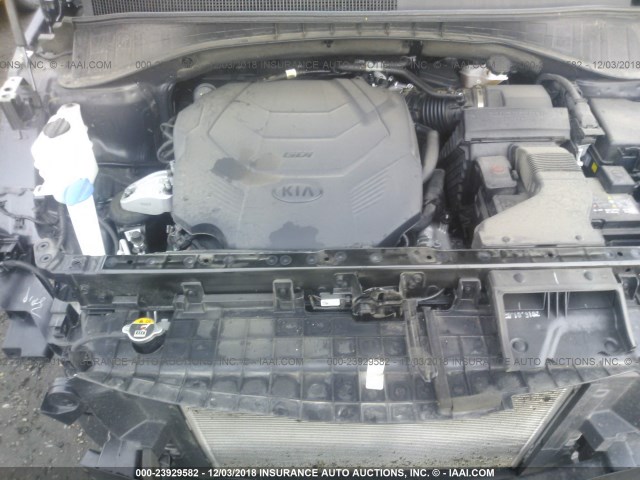 5XYPGDA51KG463824 - 2019 KIA SORENTO LX/L BLACK photo 10