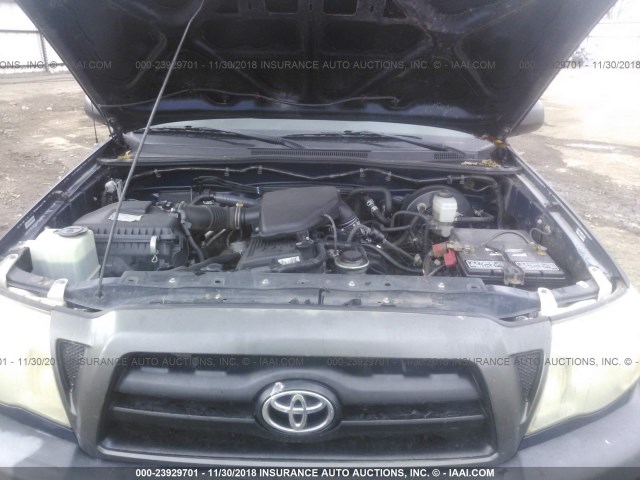 5TEUX42N08Z483031 - 2008 TOYOTA TACOMA ACCESS CAB ლურჯი ფოტო 10