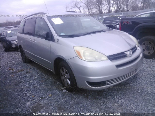 5TDZA23C74S116143 - 2004 TOYOTA SIENNA CE/LE GRAY photo 1