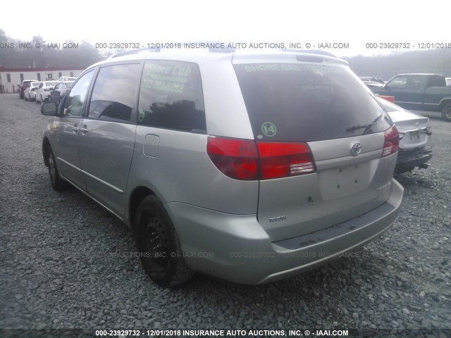 5TDZA23C74S116143 - 2004 TOYOTA SIENNA CE/LE GRAY photo 3