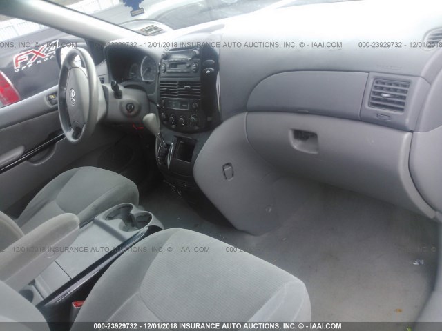 5TDZA23C74S116143 - 2004 TOYOTA SIENNA CE/LE GRAY photo 5