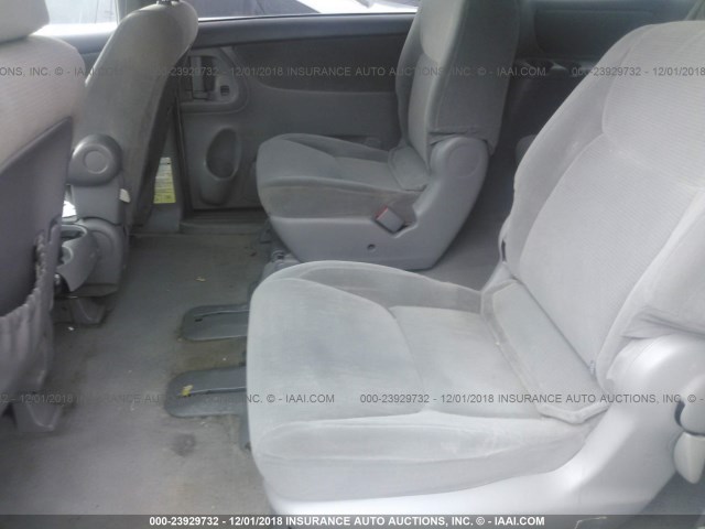 5TDZA23C74S116143 - 2004 TOYOTA SIENNA CE/LE GRAY photo 8