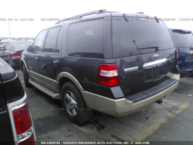 1FMFU185X7LA65916 - 2007 FORD EXPEDITION EDDIE BAUER GRAY photo 3