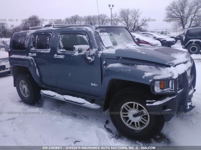 5GTDN136068207211 - 2006 HUMMER H3 BLUE photo 1