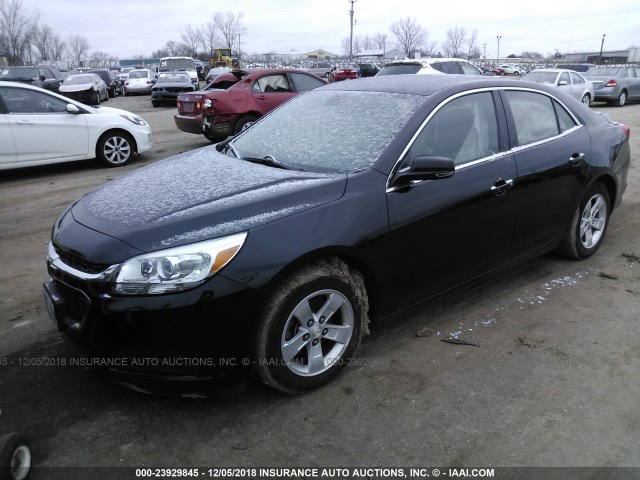 1G11C5SA1GU121419 - 2016 CHEVROLET MALIBU LIMITED LT BLACK photo 2