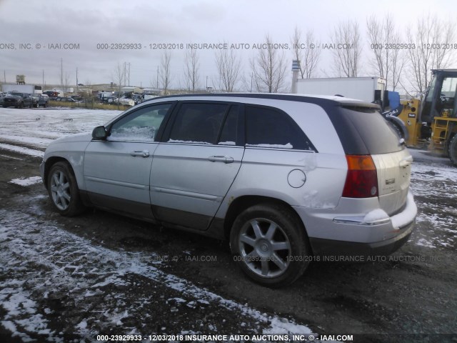 2C8GF68405R471231 - 2005 CHRYSLER PACIFICA TOURING SILVER photo 3