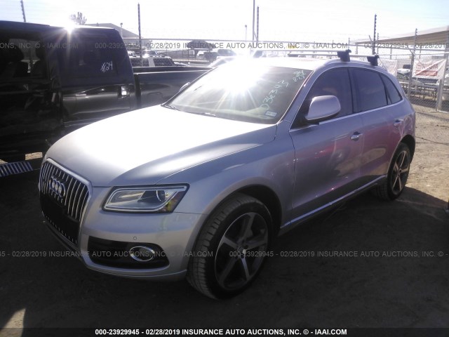 WA1CMBFP1FA036343 - 2015 AUDI Q5 TDI/PREMIUM PLUS SILVER photo 2