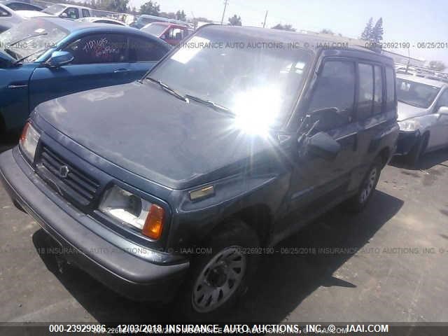 2S3TD03V4S6415987 - 1995 SUZUKI SIDEKICK JX/JLX GREEN photo 2