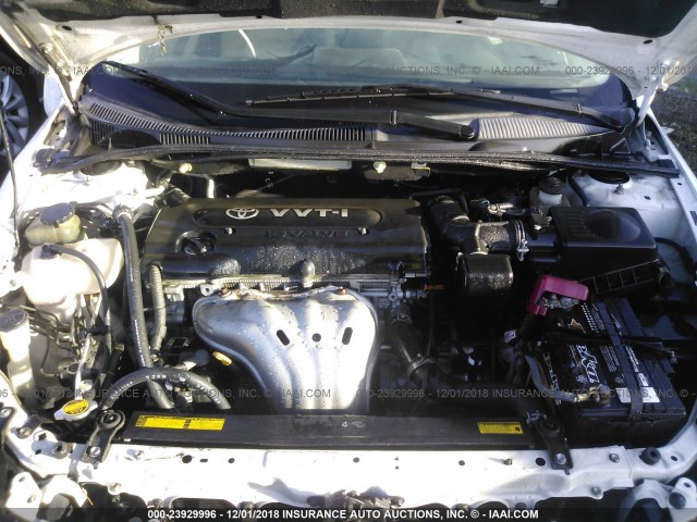 JTKDE167X80262061 - 2008 TOYOTA SCION TC თეთრი ფოტო 10