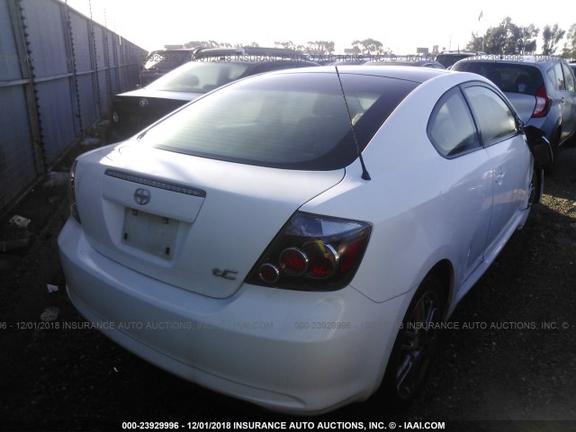 JTKDE167X80262061 - 2008 TOYOTA SCION TC თეთრი ფოტო 4
