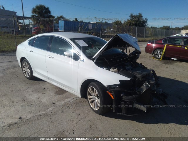 1C3CCCAB4GN152743 - 2016 CHRYSLER 200 LIMITED WHITE photo 1