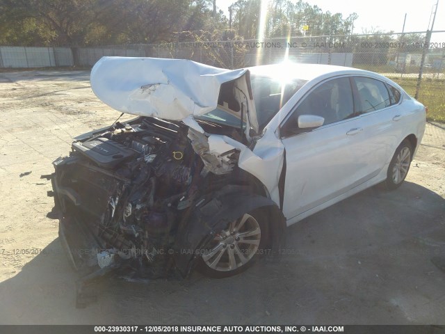 1C3CCCAB4GN152743 - 2016 CHRYSLER 200 LIMITED WHITE photo 2