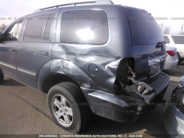 1D8HB48297F502752 - 2007 DODGE DURANGO SLT GRAY photo 6