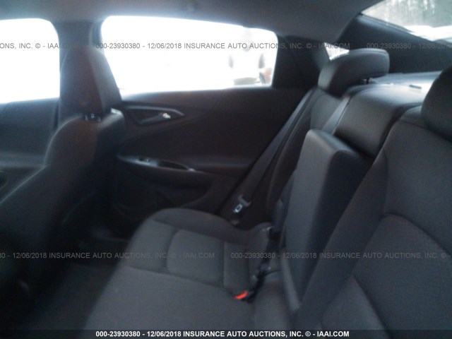 1G1ZB5ST6JF222409 - 2018 CHEVROLET MALIBU LS შავი ფოტო 8