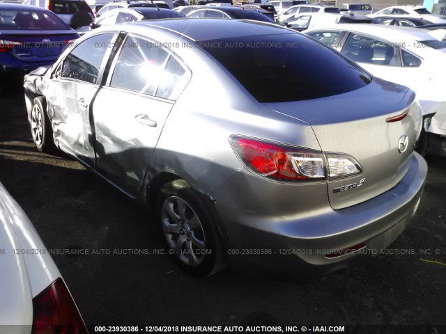 JM1BL1TG0D1794576 - 2013 MAZDA 3 I GRAY photo 3