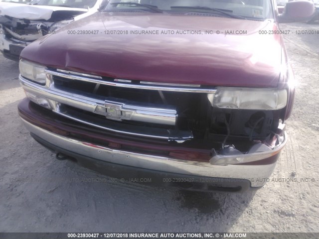 1GNEK13Z83R224883 - 2003 CHEVROLET TAHOE K1500 BURGUNDY photo 6