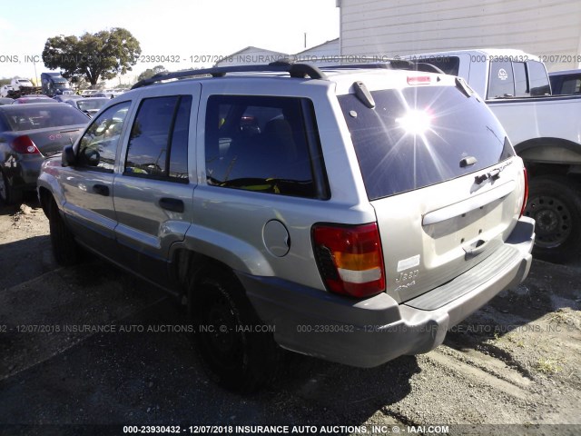 1J4GW48S24C233015 - 2004 JEEP GRAND CHEROKEE LAREDO/COLUMBIA/FREEDOM 灰色 照片 3