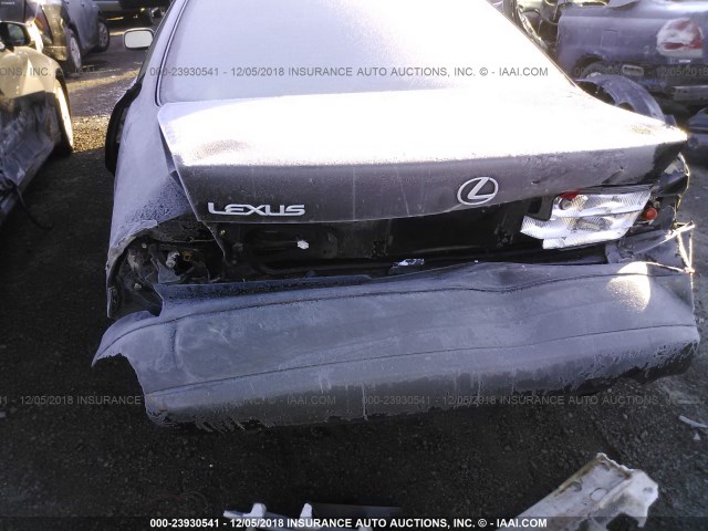 JT8BF28GX10306756 - 2001 LEXUS ES 300 BLACK photo 6