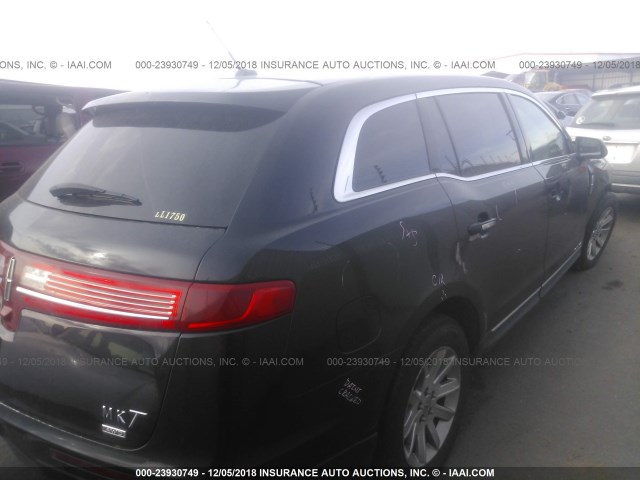 2LMHJ5NK8EBL51672 - 2014 LINCOLN MKT BLACK photo 4