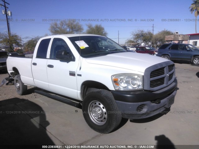 3D7KS28T19G533972 - 2009 DODGE RAM 2500 WHITE photo 1