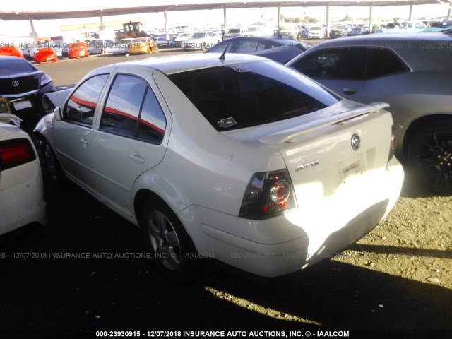 3VWSK69M93M035632 - 2003 VOLKSWAGEN JETTA GLS WHITE photo 3