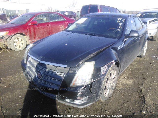 1G6DT57V980156186 - 2008 CADILLAC CTS HI FEATURE V6 BLACK photo 6