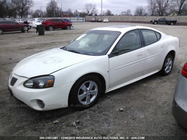 2G2WP552881140749 - 2008 PONTIAC GRAND PRIX WHITE photo 2